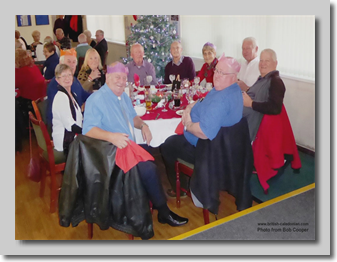 Jim Williams; Carol & Dick Chamberlain; Carol, John Constable; Miles & Vivienne Davis; Mel Sanders; Steve James; Tony Rider.